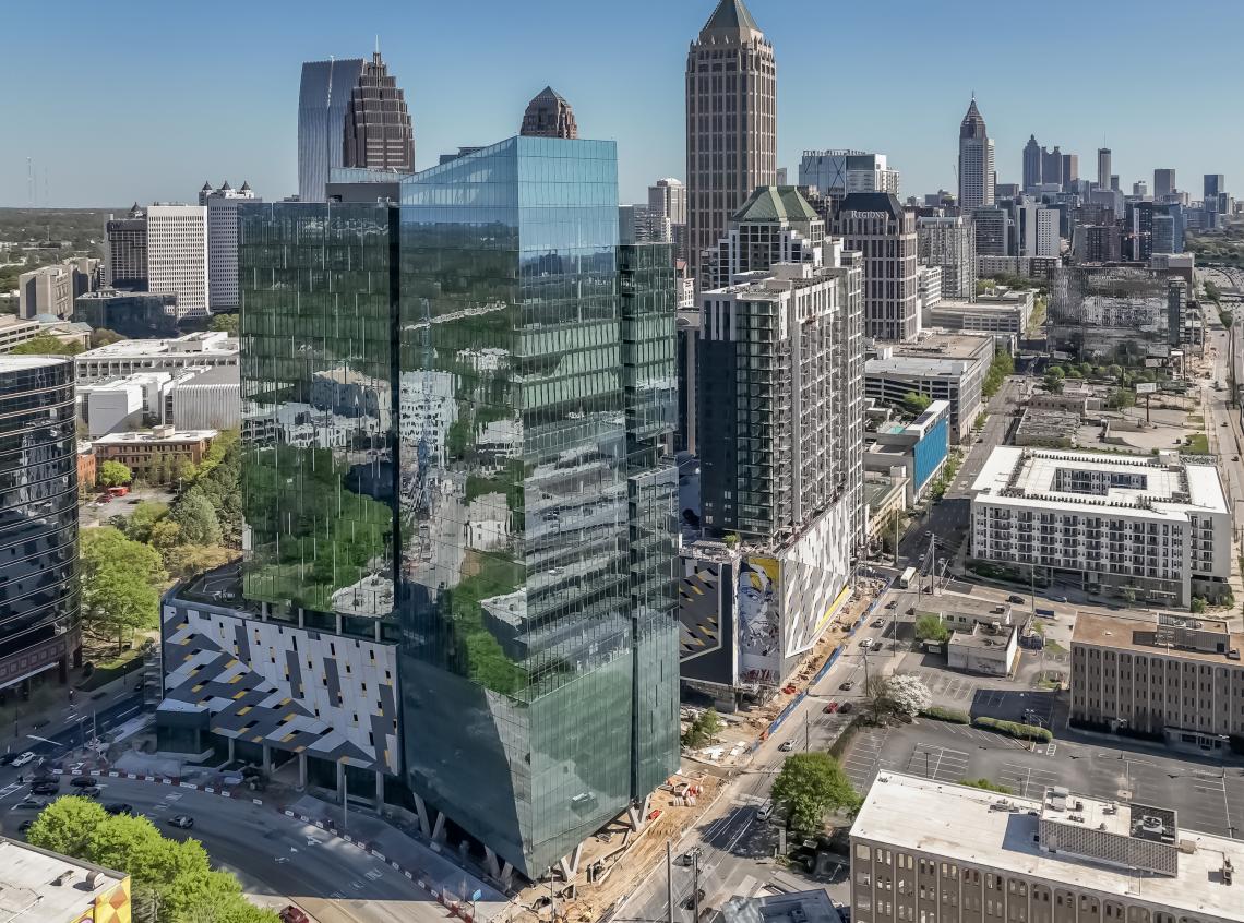 Come along for a drone tour of Atlanta's rapidly changing skyline